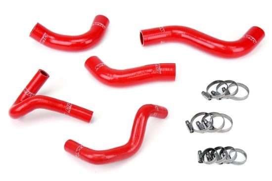 Picture of HPS Performance Radiator Coolant Hose Kit - 57-1411-RED