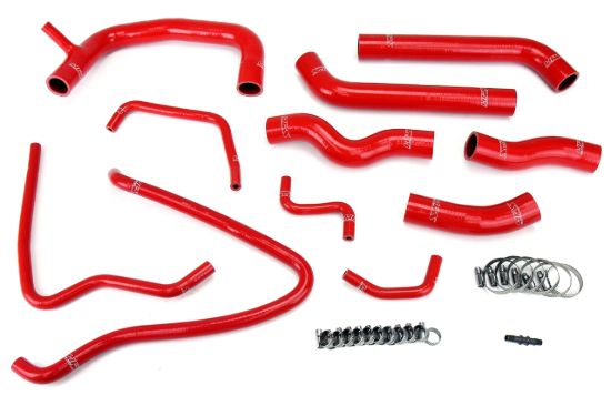 Picture of HPS Performance Radiator Coolant Hose Kit - 57-1432-RED