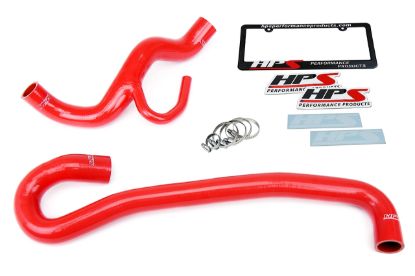 Picture of HPS Performance Radiator Coolant Hose Kit - 57-1456-RED