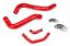 Picture of HPS Performance Radiator Coolant Hose Kit - 57-1467R-RED