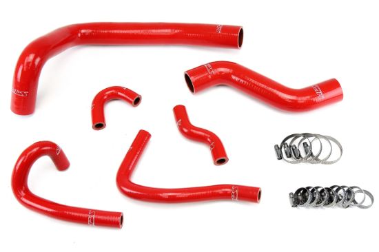 Picture of HPS Performance Radiator Coolant Hose Kit - 57-1491-RED