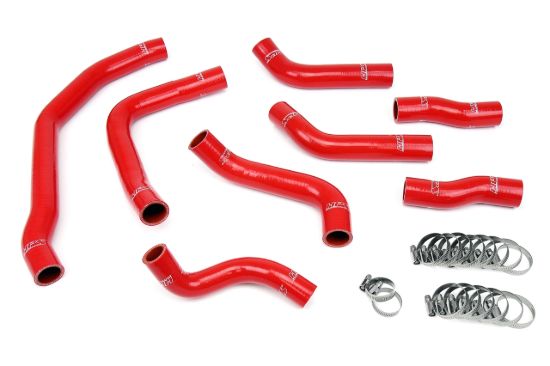 Picture of HPS Performance Radiator Coolant Hose Kit - 57-1501-RED