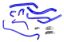 Picture of HPS Performance Radiator Coolant Hose Kit - 57-1506-BLUE