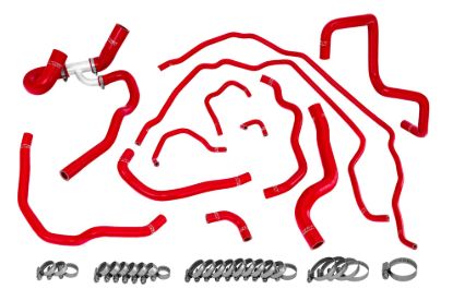 Picture of HPS Performance Radiator Coolant Hose Kit - 57-1511-RED