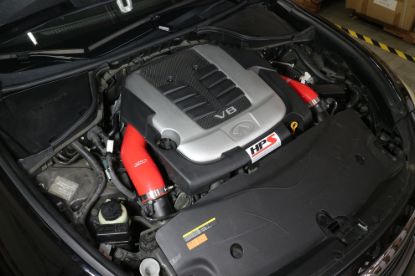 Picture of HPS Performance Engine Air Intake Hose - 57-1517-RED
