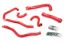 Picture of HPS Performance Radiator Coolant Hose Kit - 57-1543-RED