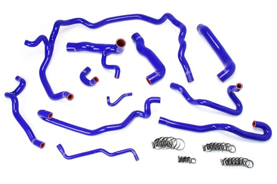Picture of HPS Performance Radiator Coolant Hose Kit - 57-1552-BLUE