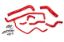 Picture of HPS Performance Radiator Coolant Hose Kit - 57-1583-RED