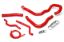 Picture of HPS Performance Radiator Coolant Hose Kit - 57-1609-RED
