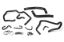 Picture of HPS Performance Radiator Coolant Hose Kit - 57-1611-BLK