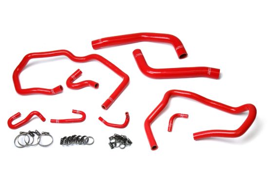 Picture of HPS Performance Radiator Coolant Hose Kit - 57-1611-RED
