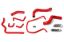 Picture of HPS Performance Radiator Coolant Hose Kit - 57-1614-RED