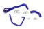Picture of HPS Performance Radiator Coolant Hose Kit - 57-1646R-BLUE