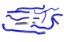 Picture of HPS Performance Radiator Coolant Hose Kit - 57-1660-BLUE