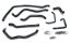 Picture of HPS Performance Radiator Coolant Hose Kit - 57-1666-BLK