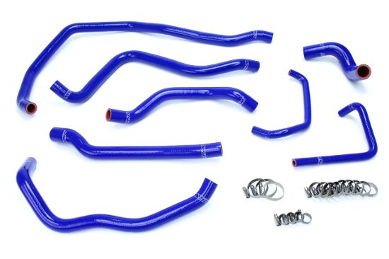 Picture of HPS Performance Radiator Coolant Hose Kit - 57-1666-BLUE
