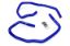Picture of HPS Performance Radiator Coolant Hose Kit - 57-1694-BLUE