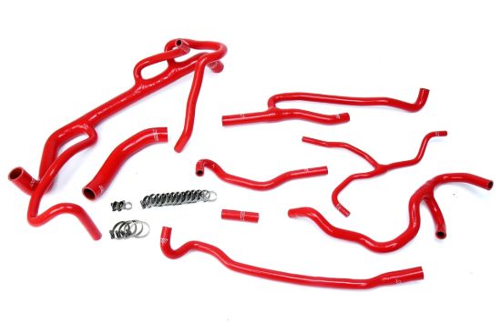 Picture of HPS Performance Radiator Coolant Hose Kit - 57-1707-RED