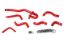 Picture of HPS Performance Radiator Coolant Hose Kit - 57-1766-RED