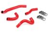 Picture of HPS Performance Radiator Coolant Hose Kit - 57-1824-RED