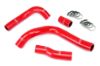Picture of HPS Performance Radiator Coolant Hose Kit - 57-1829-RED