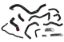 Picture of HPS Performance Radiator Coolant Hose Kit - 57-1838-BLK