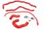 Picture of HPS Performance Radiator Coolant Hose Kit - 57-1860-RED