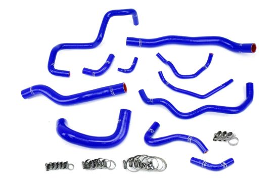 Picture of HPS Performance Radiator Coolant Hose Kit - 57-1876-BLUE