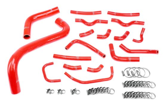 Picture of HPS Performance Radiator Coolant Hose Kit - 57-1912-RED