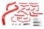 Picture of HPS Performance Radiator Coolant Hose Kit - 57-1912-RED