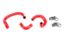 Picture of HPS Performance HVAC Heater Hose Kit - 57-1927-RED