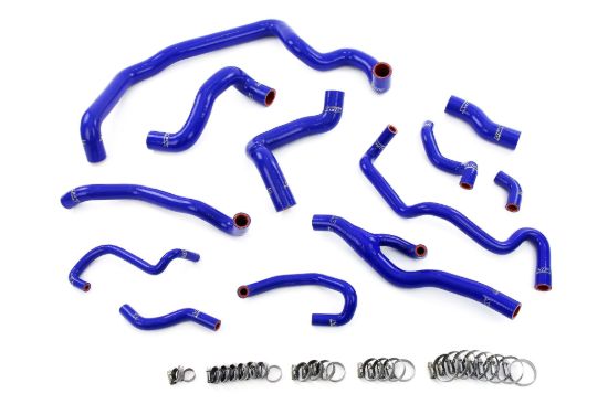 Picture of HPS Performance Radiator Coolant Hose Kit - 57-2000-BLUE