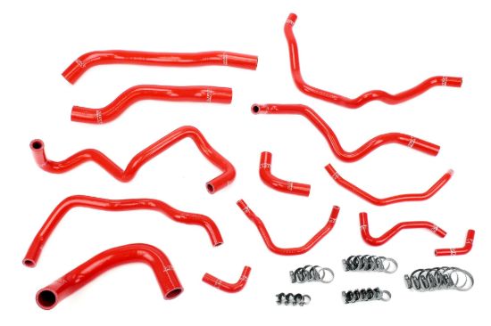 Picture of HPS Performance Radiator Coolant Hose Kit - 57-2004-RED