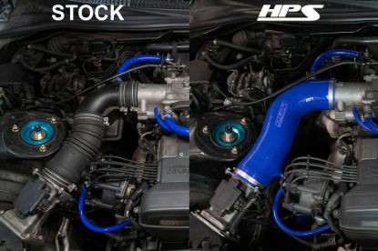 Picture of HPS Performance Engine Air Intake Hose - 57-2051-BLUE