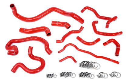 Picture of HPS Performance Radiator Coolant Hose Kit - 57-2098-RED
