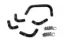 Picture of HPS Performance Fuel Injection Idle Air Control Valve Hose - 57-2134-BLK