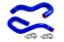 Picture of HPS Performance HVAC Heater Hose Kit - 57-2183-BLUE