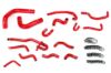 Picture of HPS Performance Radiator Coolant Hose Kit - 57-2191-RED