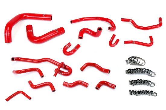 Picture of HPS Performance Radiator Coolant Hose Kit - 57-2191-RED