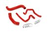 Picture of HPS Performance Radiator Coolant Hose Kit - 57-2302-RED