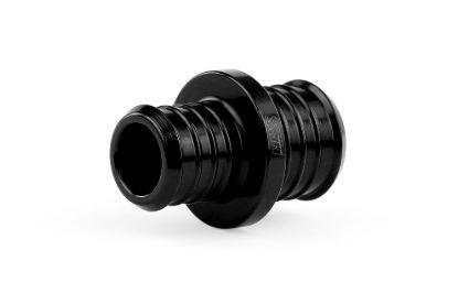 Picture of HPS Performance HVAC Heater Hose Connector - AHUR-050-062-BLK