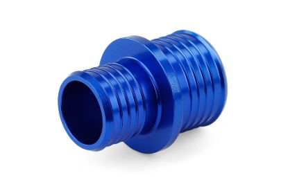 Picture of HPS Performance HVAC Heater Hose Connector - AHUR-100-112-BLUE