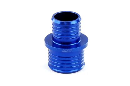 Picture of HPS Performance HVAC Heater Hose Connector - AHUR-125-150-BLUE
