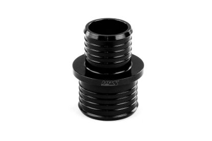 Picture of HPS Performance HVAC Heater Hose Connector - AHUR-138-150-BLK