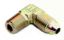 90 Male Elbow #3 to 1/8 NPT Steel Fitting