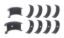 Main Bearing Set Coated -427-454  Race Series
