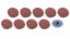 Twist Lock Sanding Disc 2in 80 Grit 10pk