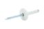 Lg Hd Rivet White Alum 250pk