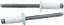 Sm Hd Rivet White 250pk