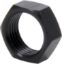 5/8-18 RH Alum Jam Nuts Thin OD Black 4pk